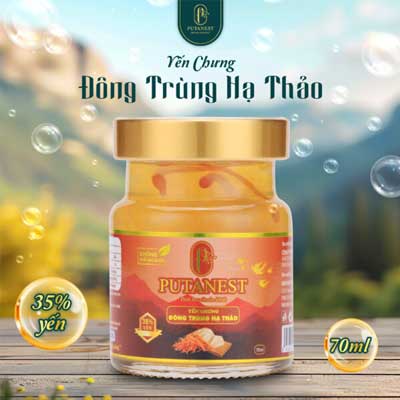 Yến Chưng Thượng Hạng Đông Trùng Hạ Thảo 35%