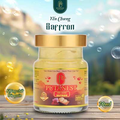 Yến Chưng Thượng Hạng Saffron 35%