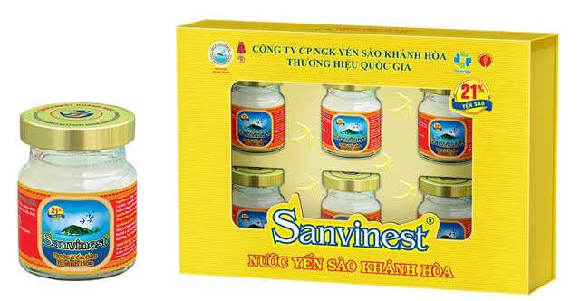 Hộp Quà Tặng 6 Lọ Yến sào Khánh Hòa 21% 70ml Có Đường YSKH05