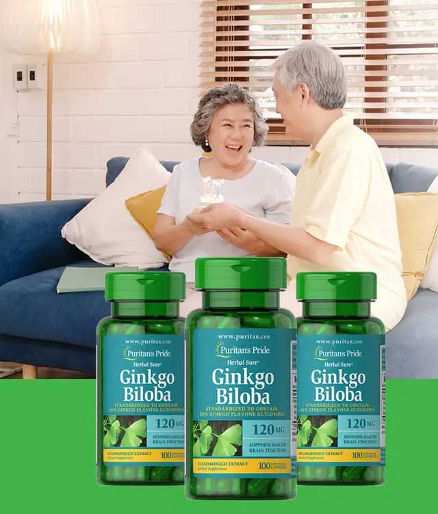 Viên Uống Bổ Não Ginkgo Biloba 120mg 100 Viên Của Mỹ