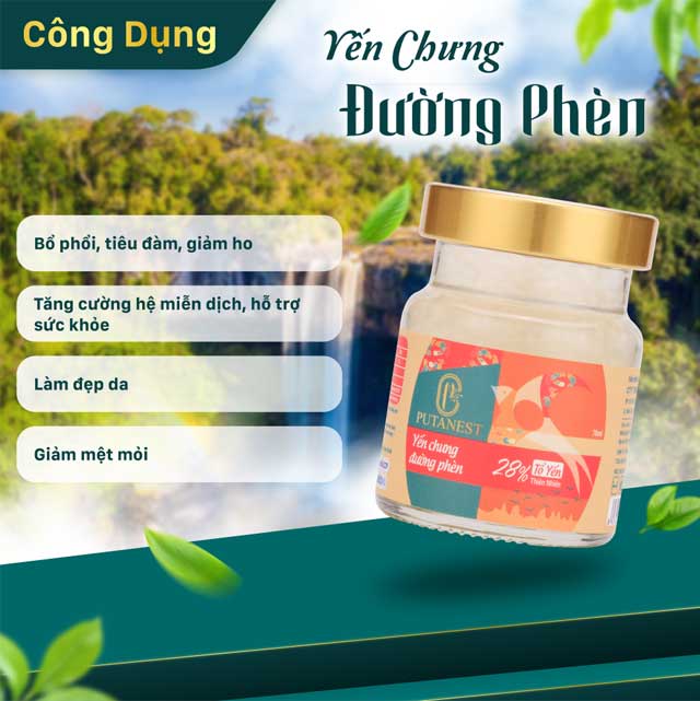 Yến Chưng Cao Cấp Đường Phèn 28%