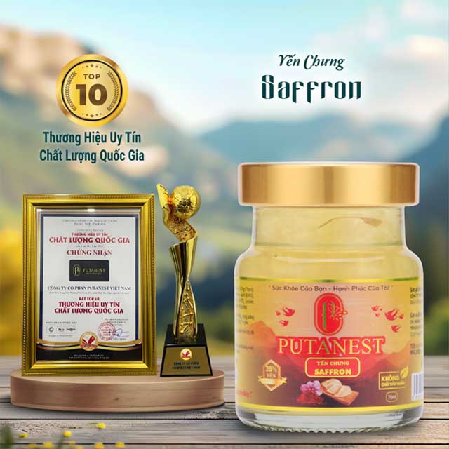 Yến Chưng Thượng Hạng Saffron 35%